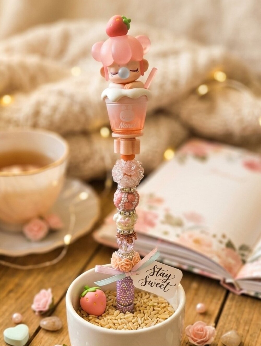 Baby Nanci Milk Tea Series In Beadable Pen